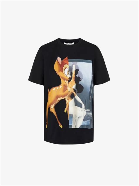 givenchy bambi t shirt|givenchy bambi print.